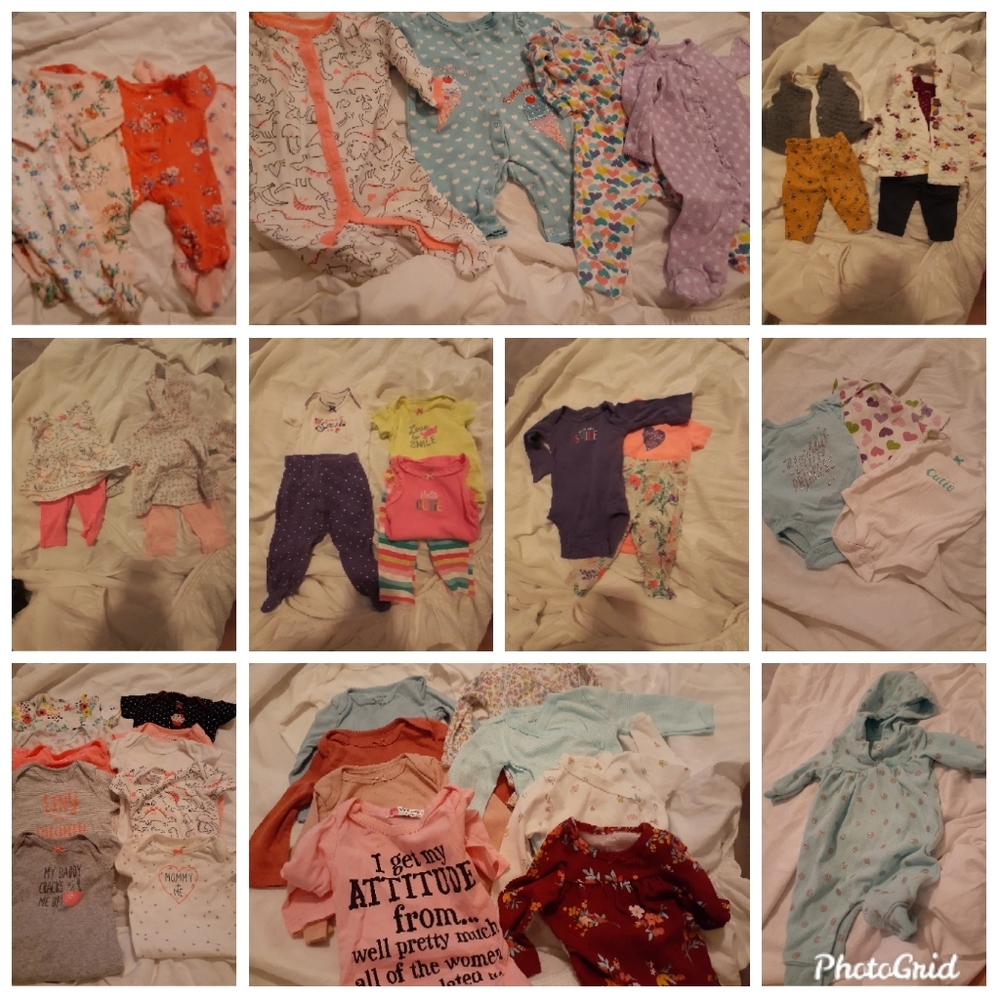3 month girl lot